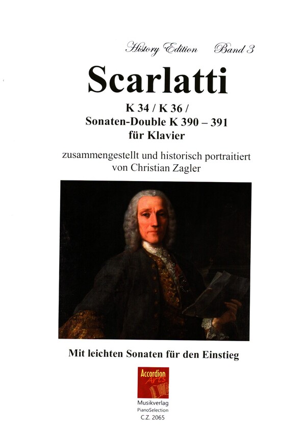K34 / K36 / Sonaten-Double K390-391&nbsp;&nbsp;für Klavier&nbsp;&nbsp;