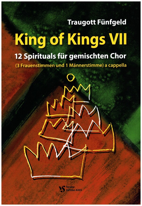 King of Kings Band 7 - 12 Spirituals&nbsp;&nbsp;für gem Chor (SAAM) a cappella&nbsp;&nbsp;Partitur (en)