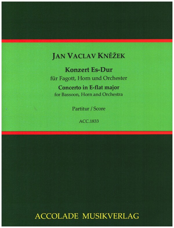 Konzert Es-Dur  für Fagott, Horn und Orchester  Partitur