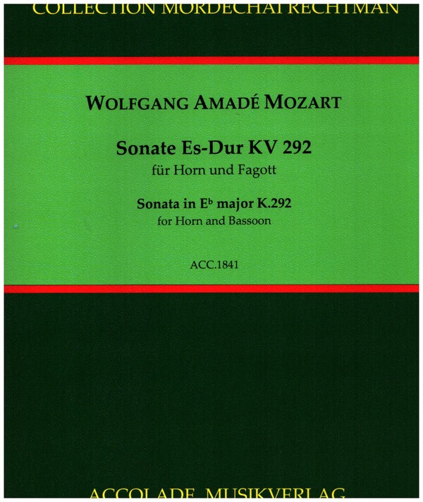 Sonate Es-Dur KV292