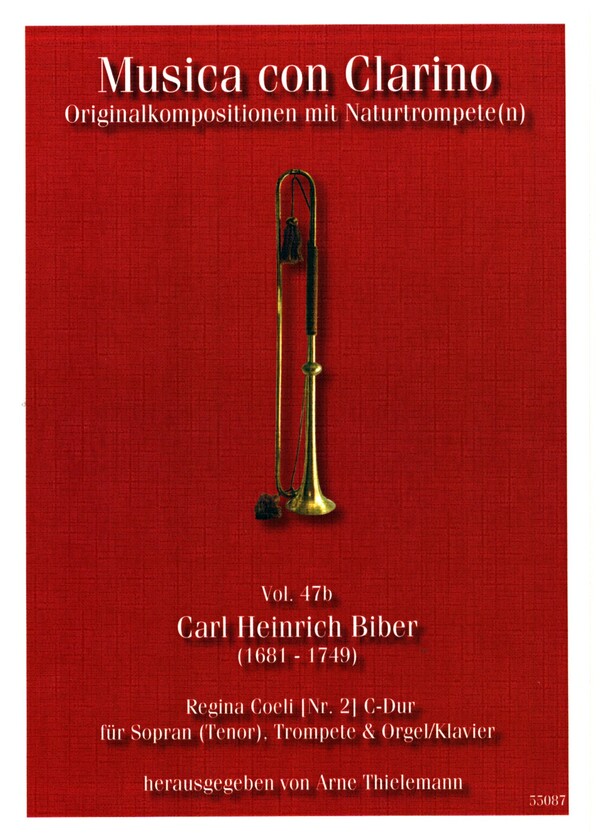 Regina Coeli C-Dur Nr.2  für Sopran (Tenor), Trompete und Orgel (Klavier)  Stimmen