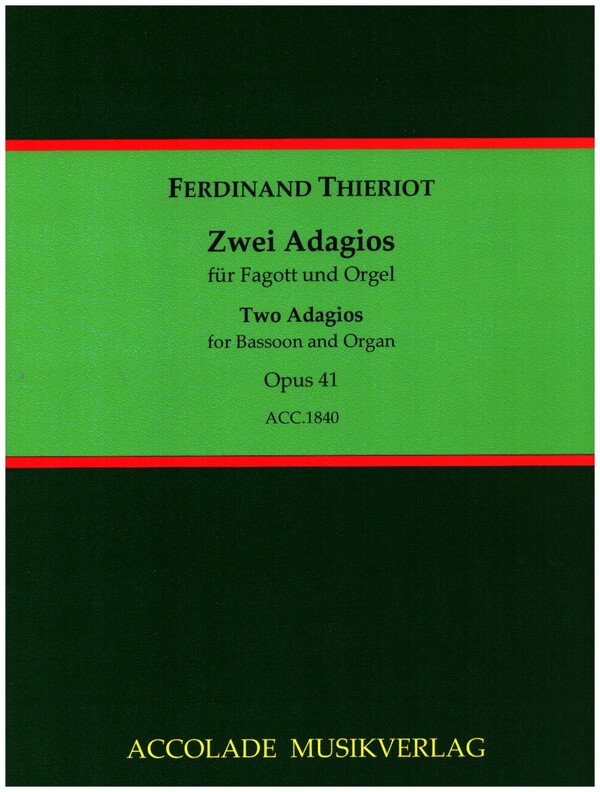 2 Adagios op.41  für Fagott und Orgel  
