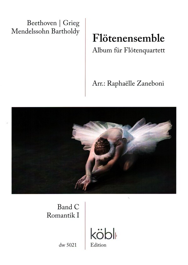 Album für Flötenquartett oder Flötenensemble- Band C Romantik 1&nbsp;&nbsp;für Flötenquartett oder Flötenensemble&nbsp;&nbsp;Partitur und Stimmen