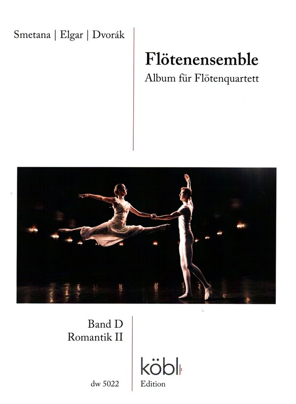 Album für Flötenquartett oder Flötenensemble - Band D Romantik 2&nbsp;&nbsp;für 4 Flöten&nbsp;&nbsp;Partitur und Stimmen