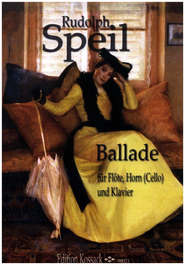 Ballade  für Flöte, Horn (Violoncello) und Klavier  Partitur und Stimmen