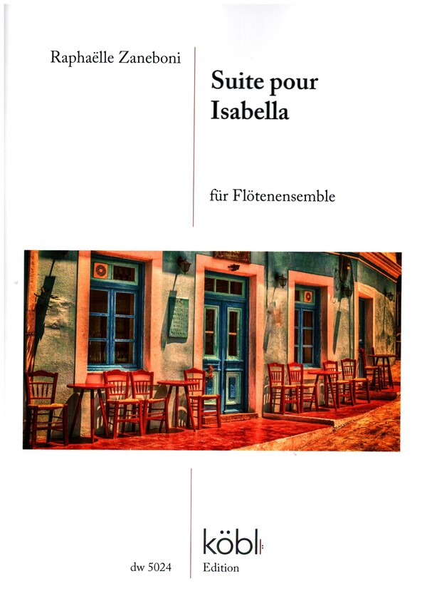 Suite pour Isabella  für Flötenensemble  Partitur und Stimmen