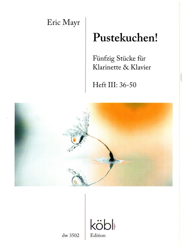 Pustekuchen! - 50 Stücke Band 3 Nr.36-50&nbsp;&nbsp;für Klarinette und Klavier&nbsp;&nbsp;