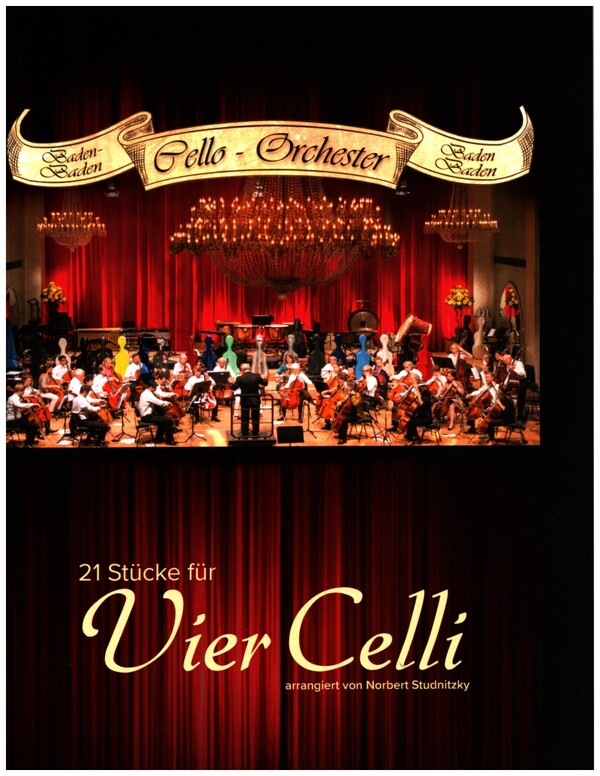 21 Stücke&nbsp;&nbsp;für 4 Violoncelli&nbsp;&nbsp;Stimmen