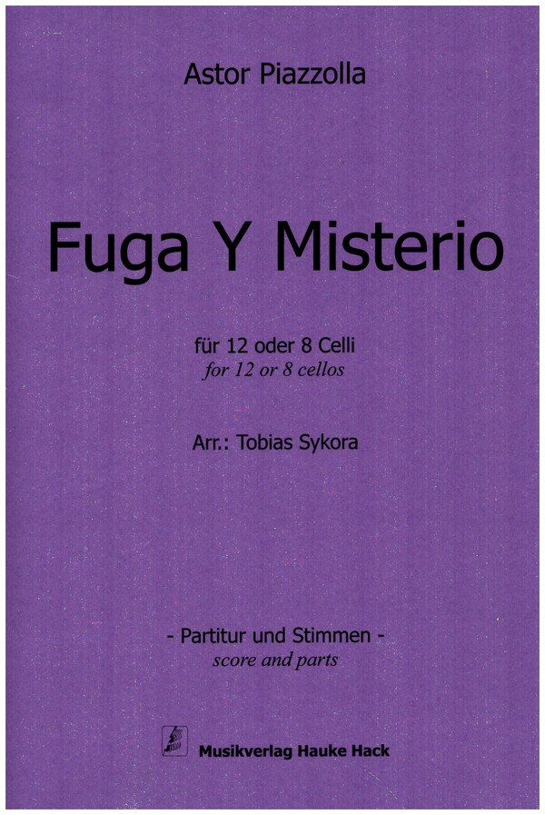 'Fuga y Misterio'  für 8-12 Violoncelli  Partitur und Stimmen