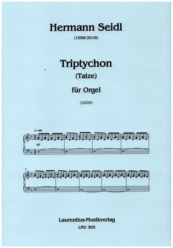 Triptychon (Taize)  für Orgel  
