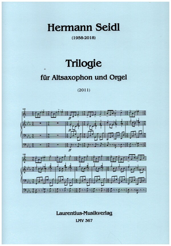 Trilogie  für Altsaxophon und Orgel  