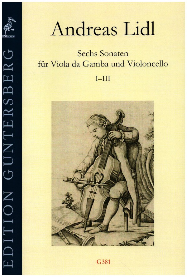 6 Sonaten (Nr.1-3)  für Viola da Gamba und Violoncello  2 Spielpartituren