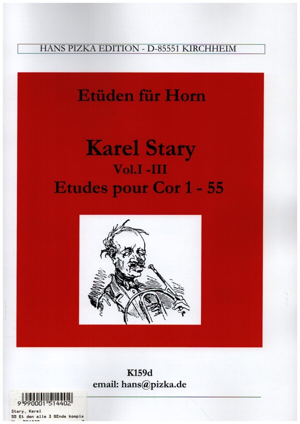 Etudes 1-55 vol.1-3  pour cor  