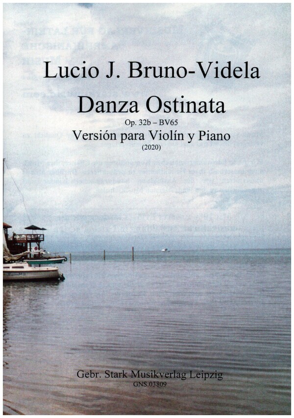 Danza Ostinata op.32b BV65  para violín y piano  
