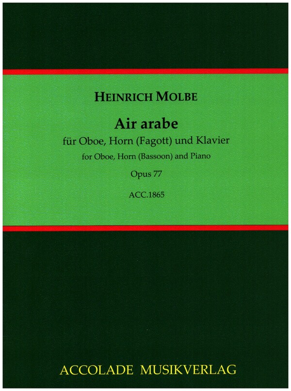 Air arabe op.77  für Oboe, Horn (Fagott) und Klavier  Stimmen