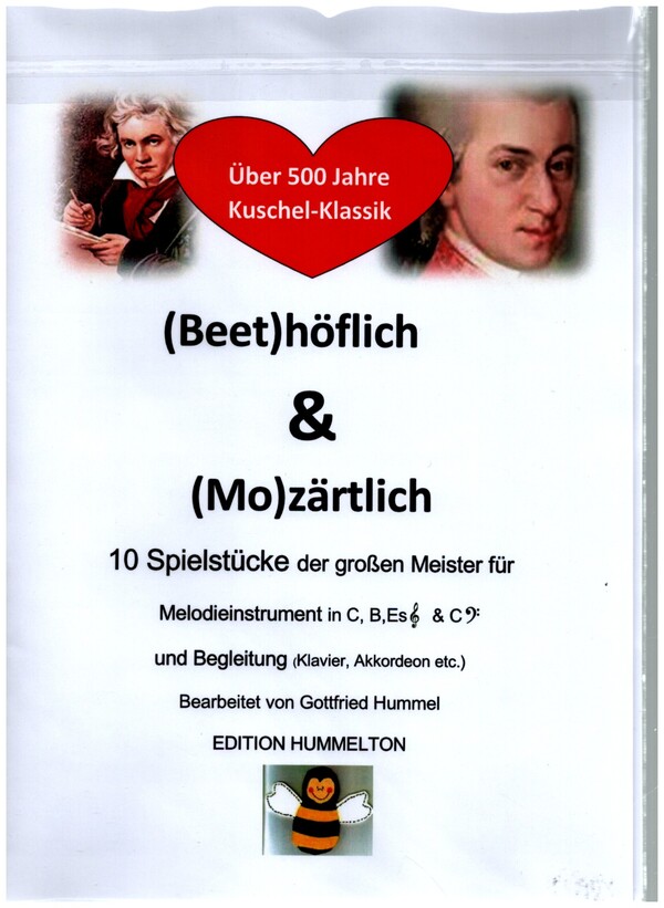 (Beet)höflich und (Mo)zärtlich&nbsp;&nbsp;für Melodieinstrument und Klavier (Akkordeon)&nbsp;&nbsp;Stimmen