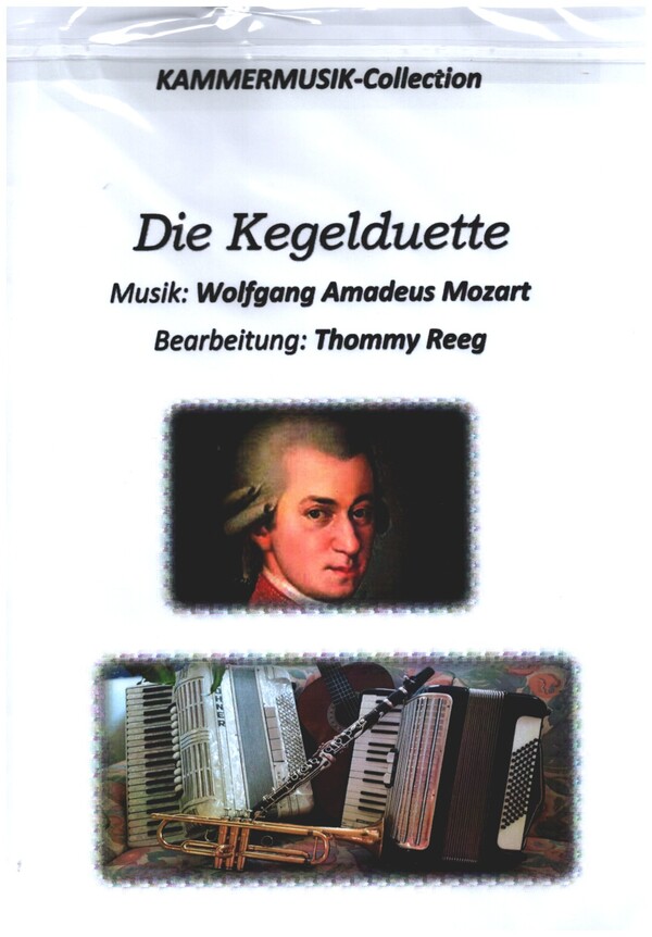 Die Kegelduette&nbsp;&nbsp;für 2 Melodieinstrumente und Klavier (Akkordeon)&nbsp;&nbsp;Stimmen