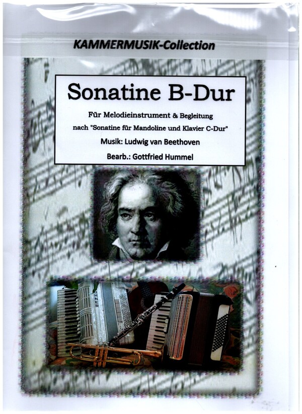 Sonatine B-Dur  für Melodieinstrument und Klavier (Akkordeon)  Stimmen