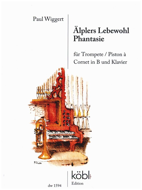 Älplers Lebewohl&nbsp;&nbsp;für Trompete/Kornett in B und Klavier&nbsp;&nbsp;
