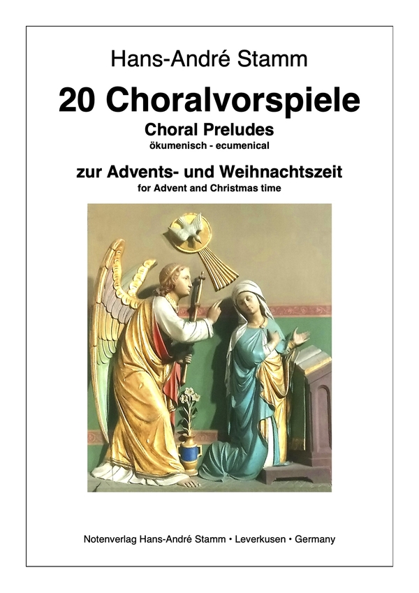 20 Choralvorspiele zur Advents- und Weihnachtszeit  für Orgel  