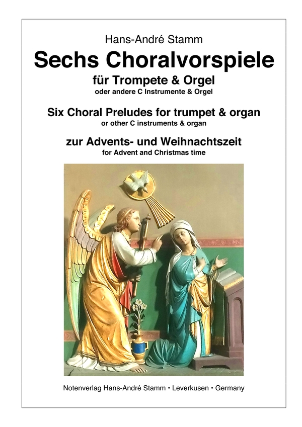 6 Choralvorspiele  für Trompete (C-Instrumente) und Orgel  
