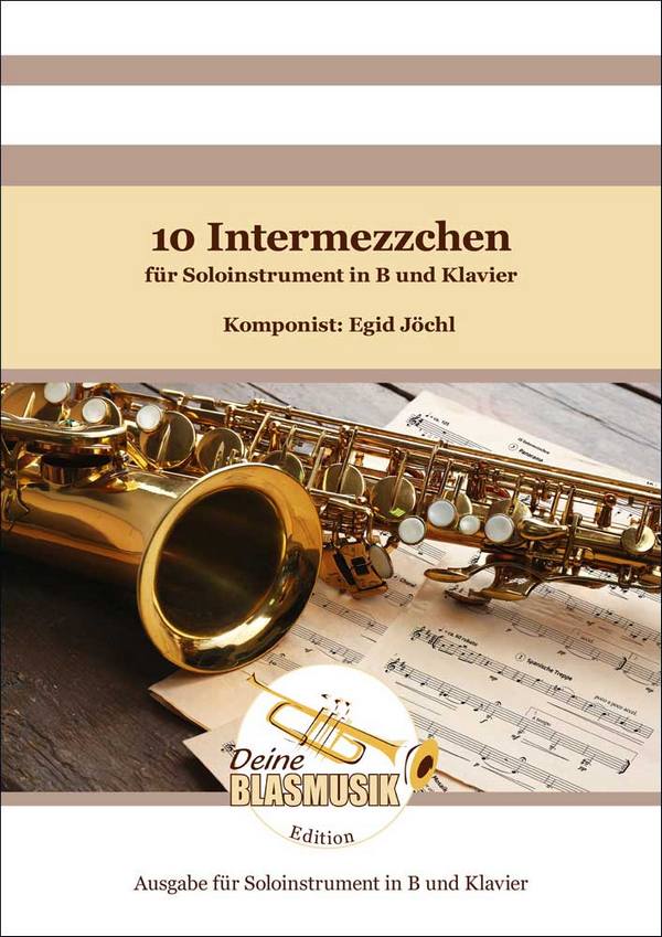 10 Intermezzchen&nbsp;&nbsp;für C-Instrument und Klavier&nbsp;&nbsp;