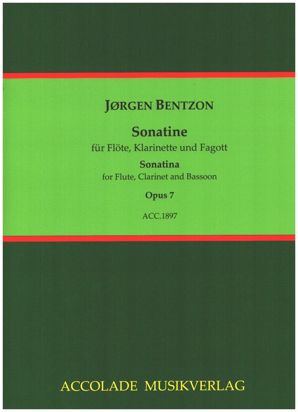 Sonatine op.7&nbsp;&nbsp;für Flöte, Klarinette und Fagott&nbsp;&nbsp;Partitur und Stimmen