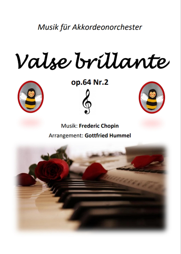 Valse brillante op.64 Nr.2  für Akkordeonorchester  Partitur und Stimmen