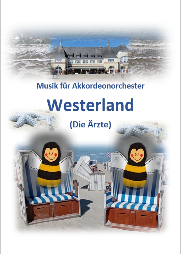 Westerland (Die Ärzte)  für Akkordeonorchester  Partitur und Stimmen