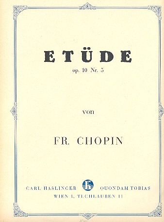 Etüde Ges-Dur op.10,5  für Klavier  