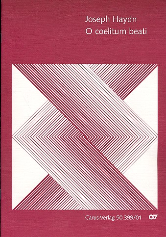 O coelitum beati Hob.XXIIIa:G9&nbsp;&nbsp;für Soli, gem Chor und Orchester&nbsp;&nbsp;Partitur