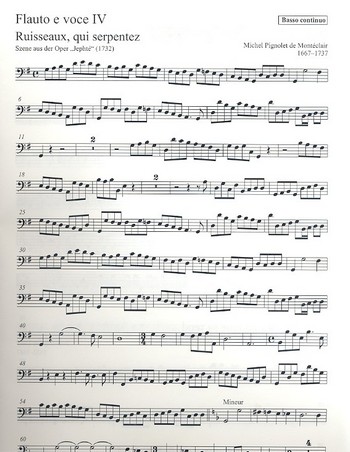 Flauto e voce Band 4  für hohe Singstimme, Blockflöten und Bc  Basso continuo