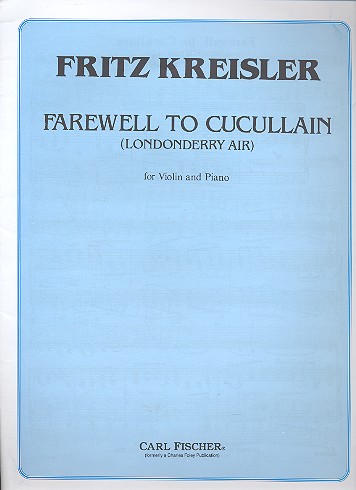 Farewell to Cucullain&nbsp;&nbsp;for violin and piano&nbsp;&nbsp;