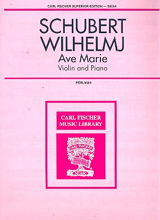 Ave Maria  for violin and piano  