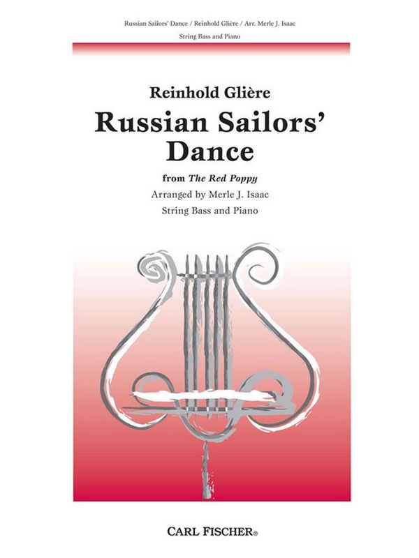 Russian Sailors' Dance from The Red Poppy  for string bass and piano  