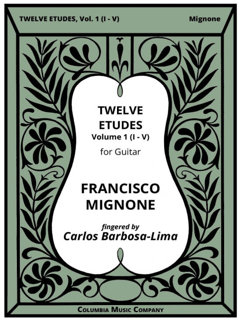 12 Etudes vol.1 (nos.1-5)  for guitar  