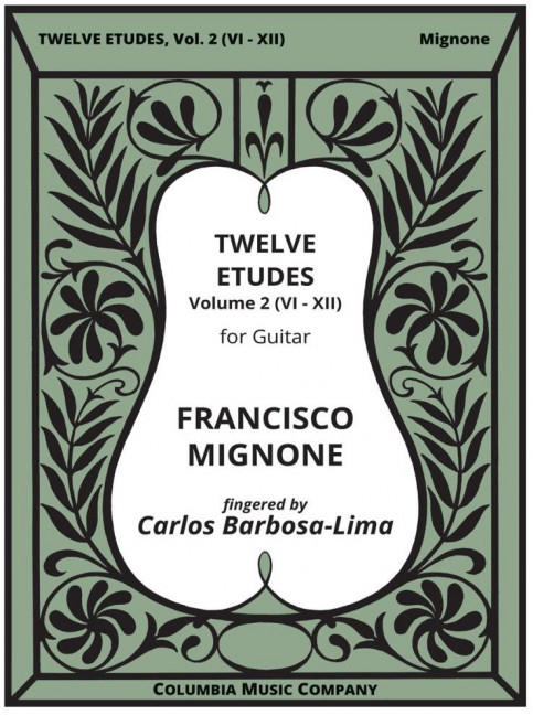 12 Etudes vol.2 (nos.6-12)  for guitar  