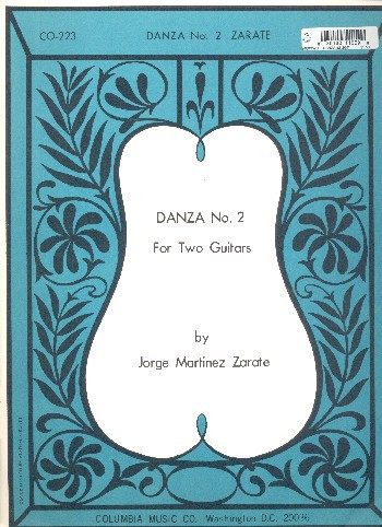 Danza no.2&nbsp;&nbsp;for 2 guitars&nbsp;&nbsp;score