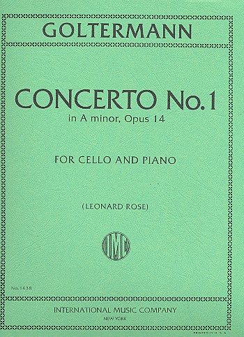 Konzert a-moll op. 14  für Violoncello und Klavier  