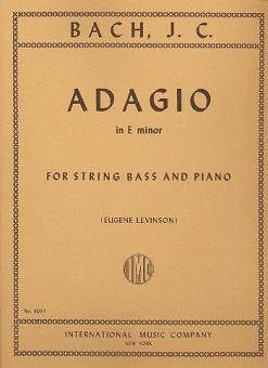Adagio e minor  for double bass and piano  