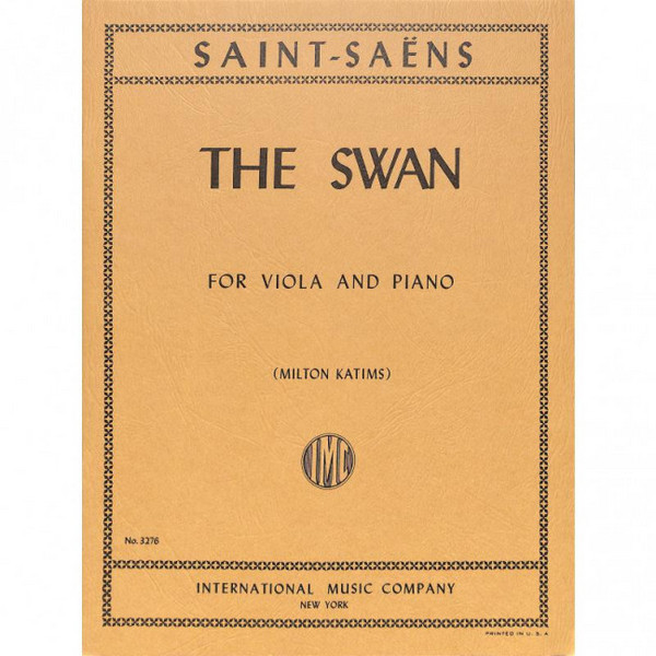 The Swan&nbsp;&nbsp;for viola and piano&nbsp;&nbsp;