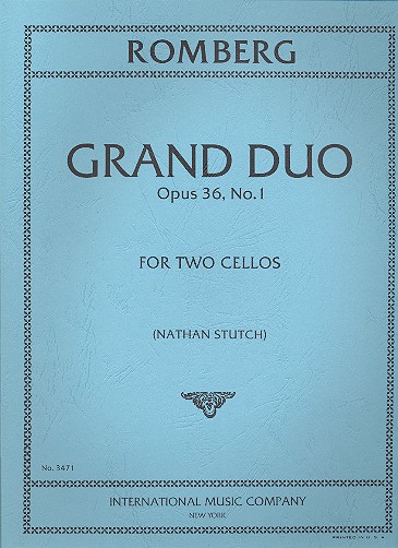 Grand Duo op.36,1  for 2 cellos  parts