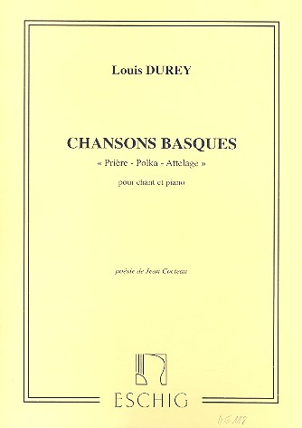 Chansons basques pour chant et piano    