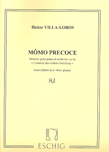 Mômo precoce pour  piano et orchestre  pour 2 pianos  partition