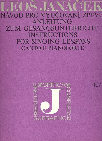 Anleitung zum Gesangsunterricht  für Gesang und Klavier  
