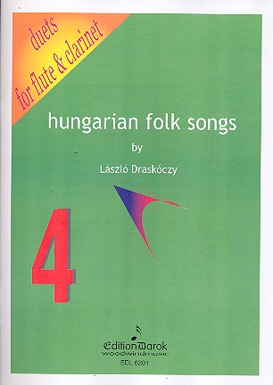 4 Hungarian Folk Songs  for flute and clarinet  score