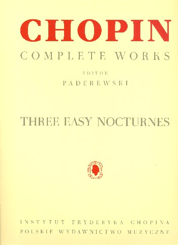 3 easy Nocturnes  for piano  