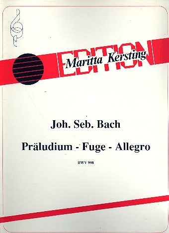 Präludium, Fuge und Allegro BWV998  für Gitarre  