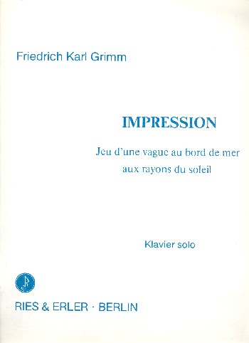 Impression op.164,4&nbsp;&nbsp;für Klavier&nbsp;&nbsp;
