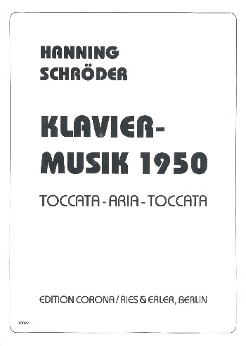 Klaviermusik 1950&nbsp;&nbsp;für Klavier&nbsp;&nbsp;